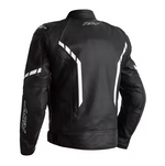 RST MC-Lederjacke Achse Schwarz /Weiß