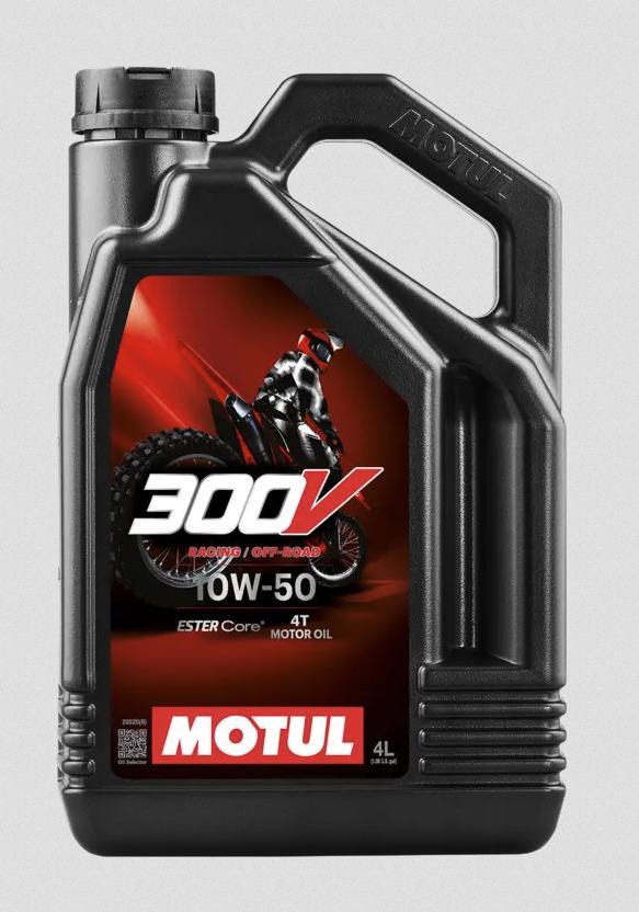 MOTUL 300V 4T Factory Line Off-Road 10W-50 4 L (4st/Karton)