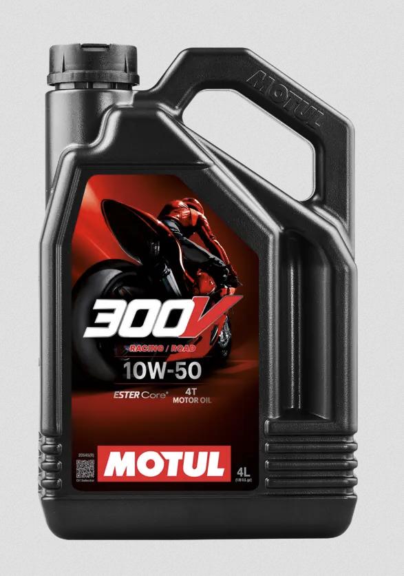 MOTUL 300V 4T Factory Line Road Racing 10W-50 4 L (4st/Pappe)