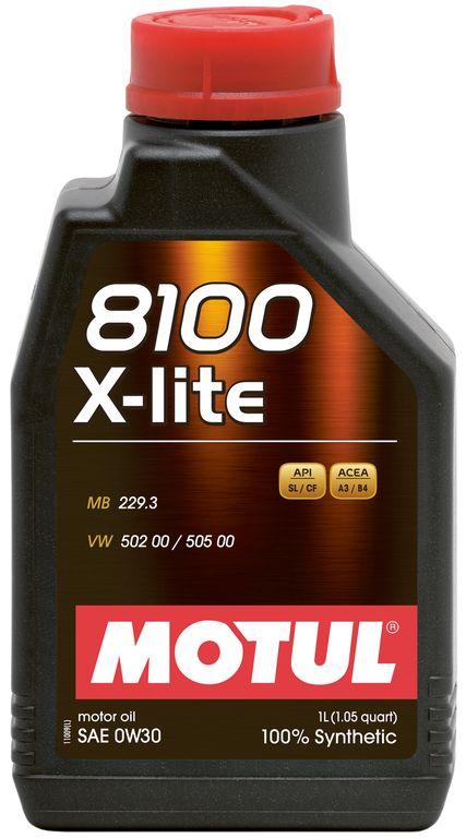Motul 8100 X-Lite 0W-30 1 L (12pcs/cardboard)