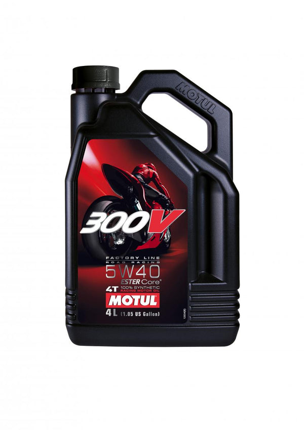 MOTUL 300V 4T Factory Line 5W-40 4 L (4 PCs/Karton)