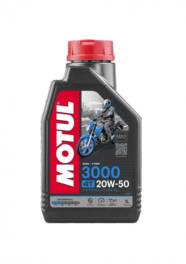 MOTUL 3000 4T 20W-50 1 L (12PCS/Karton)