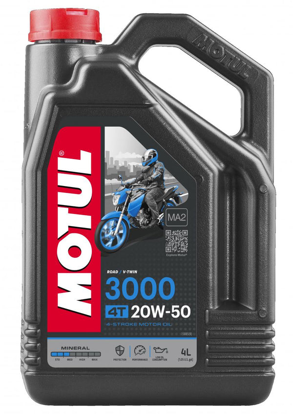 MOTUL 3000 4T 20W-50 4 L (4st/Pappe)