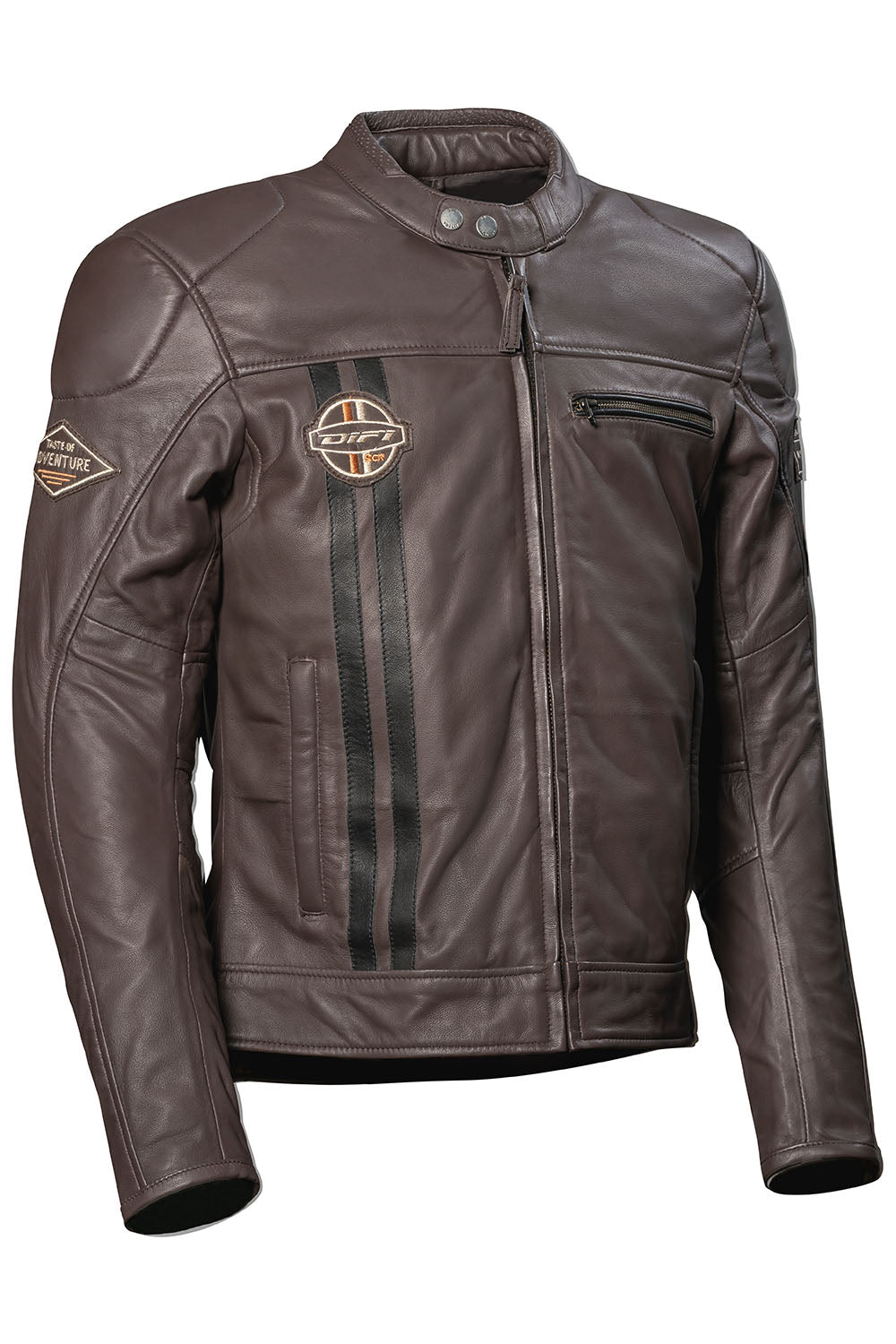 DIFI MC-Lederjacke Boston Brown