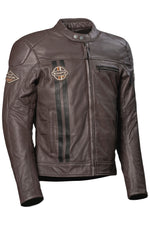 DIFI MC-Lederjacke Boston Brown