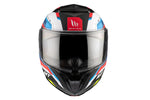 MT Helmets Openable MC Helmet Atom 2 Sv Blast A0 Pearl