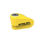 Oxford Disc brake lock Alpha XD14 Disc Lock - Ø14mm Yellow