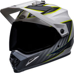 Bell Adventure Mc-Helm MX-9 Adventure Mips Weiß /Flu 