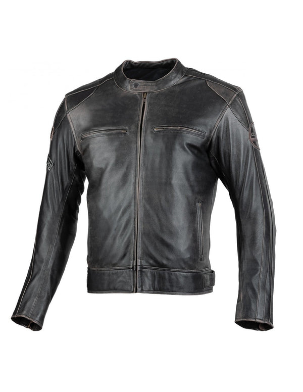 Seca Mc-Skin Jacke Aviator II Vintage Schwarz