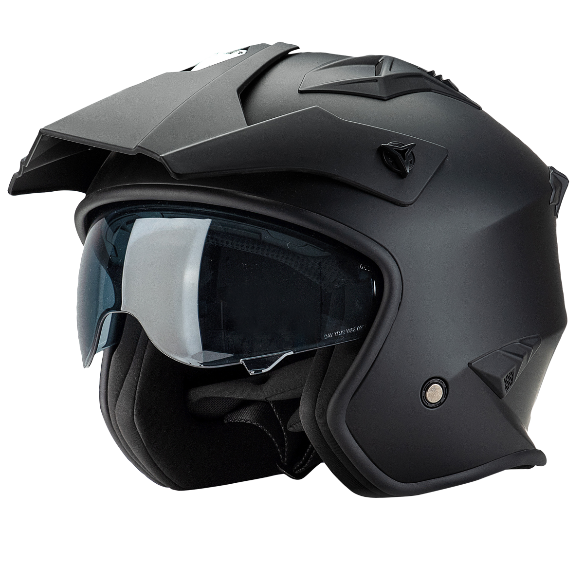 Rocc Open Motorcycle Helm 200 mattschwarz