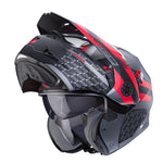 Caberg Adventure MC Helm Turmax x Grau /Rot