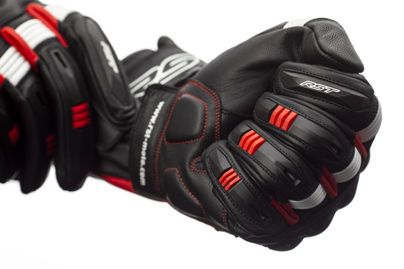 RST Sport Mc-Gloves Pilot Black /Rot