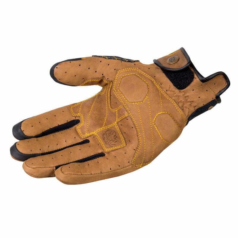 Broger MC Handschuhe Florida Cognac