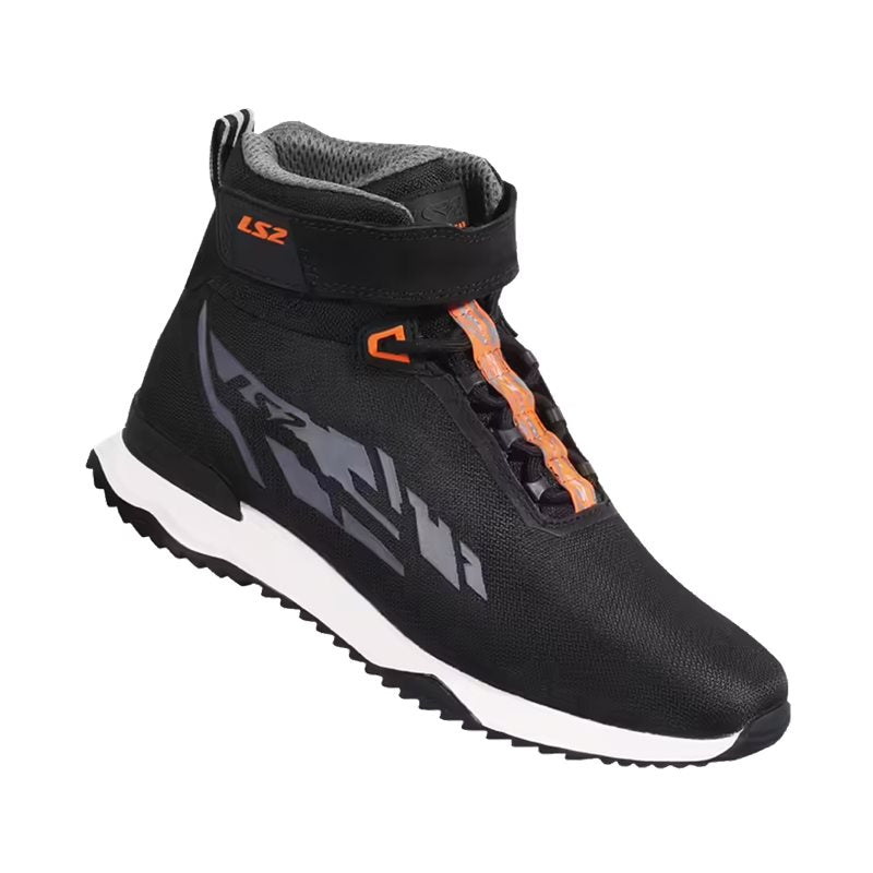 LS2 MC Schuhe Acrux Black /Orange