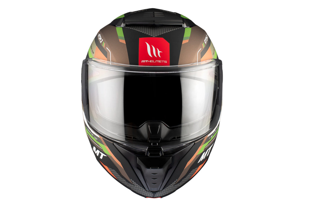 MT Helmets Openable MC Helmet Atom 2 SV Blast A6