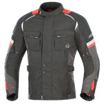 Büse textile MC jacket Breno black /red