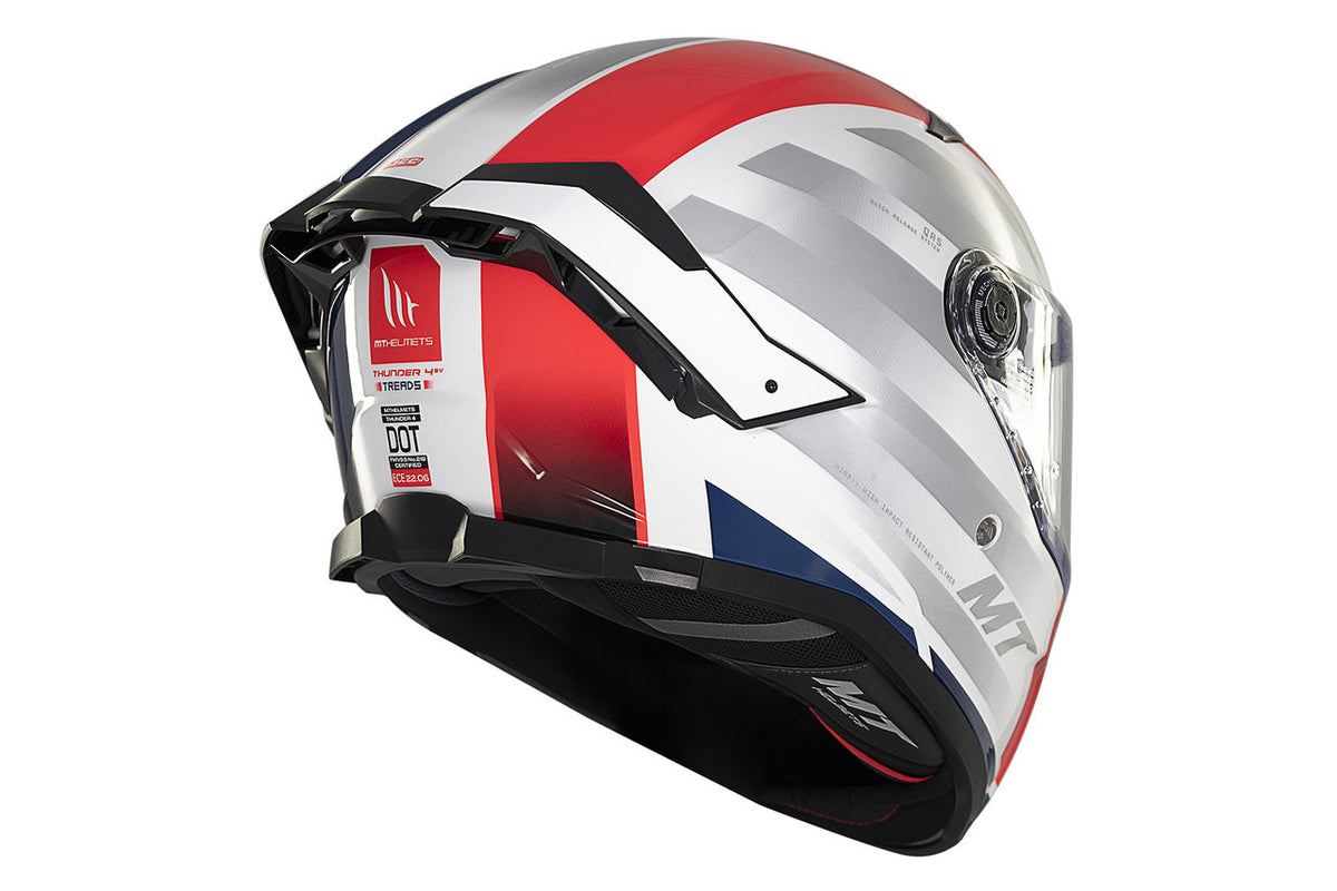 Mt Helmets Integral MC Helmet Thunder 4 SV TREADS C7