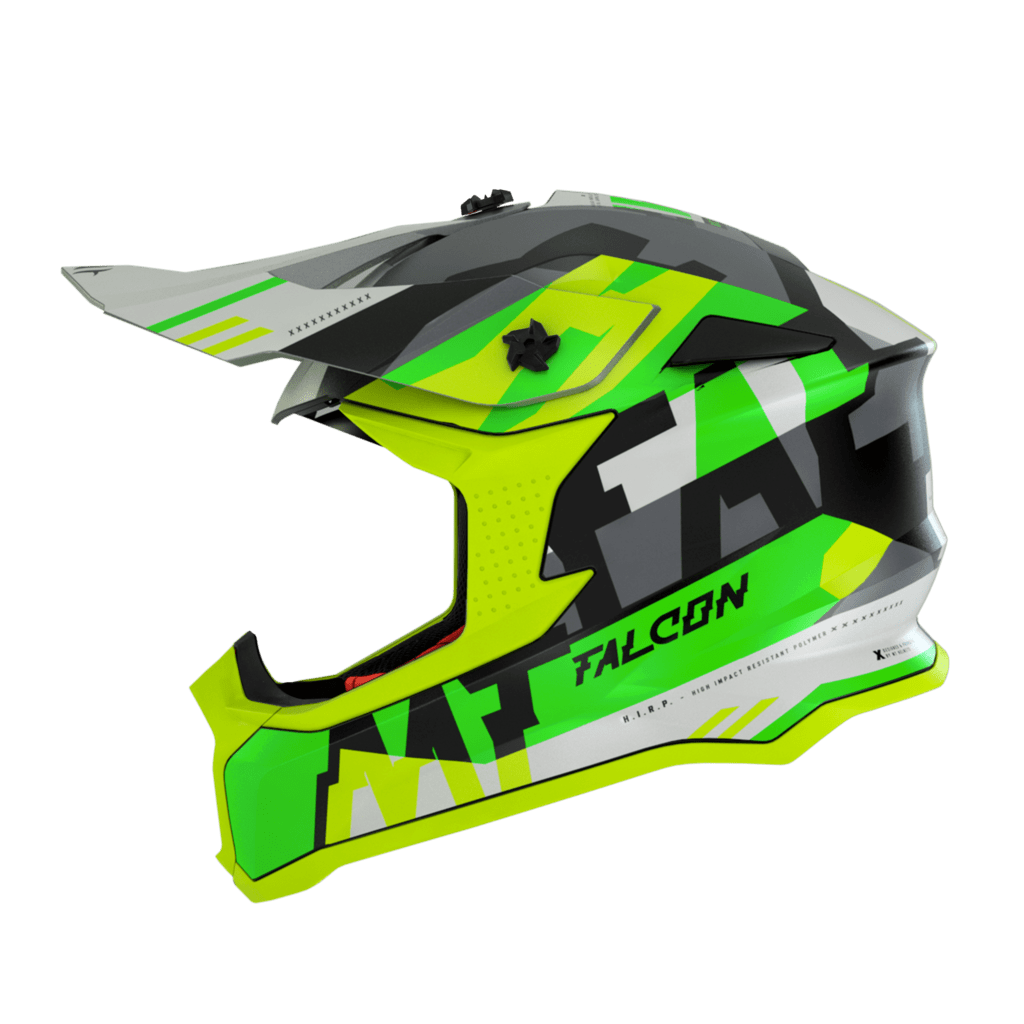 Mt Helmets Cross MC Helmet Ayra Falcon Pearl Flu