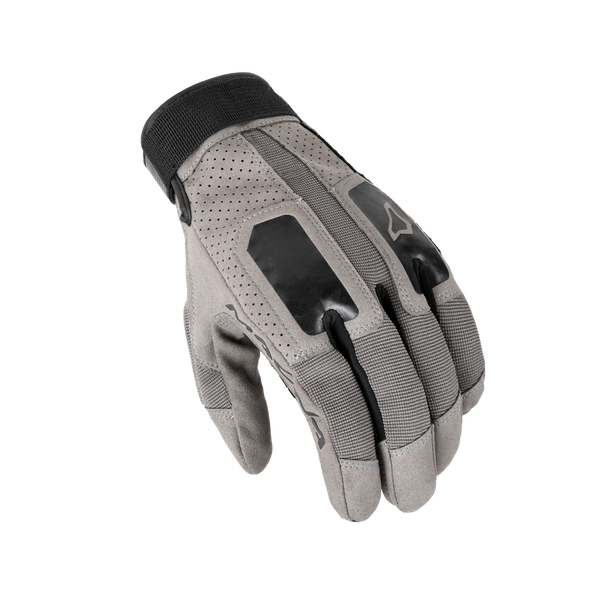 Motorcycle GLOVES MACNA, SPERROW BLACK/TAUTE