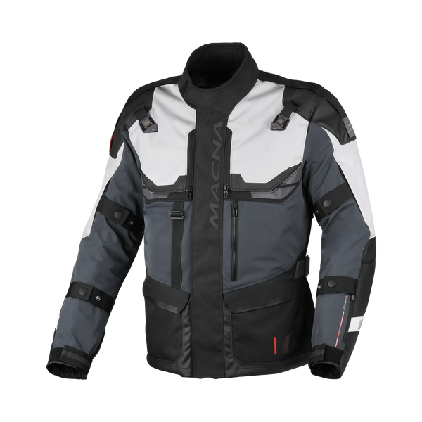 Macna textile MC jacket Touros gray /black