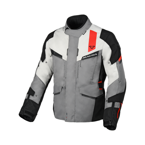 Macna textile mc jacket zastro gray /black