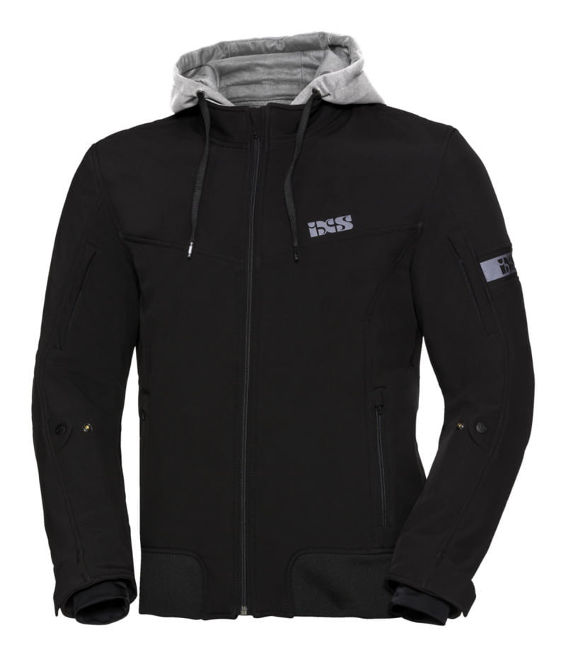 IXS SOFTSHELL MC jacket so moto black