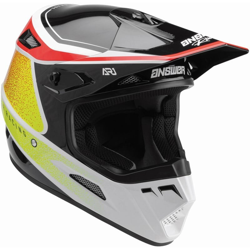 Answer Barn Cross MC Helmet AR1 VIVD Black /Flu