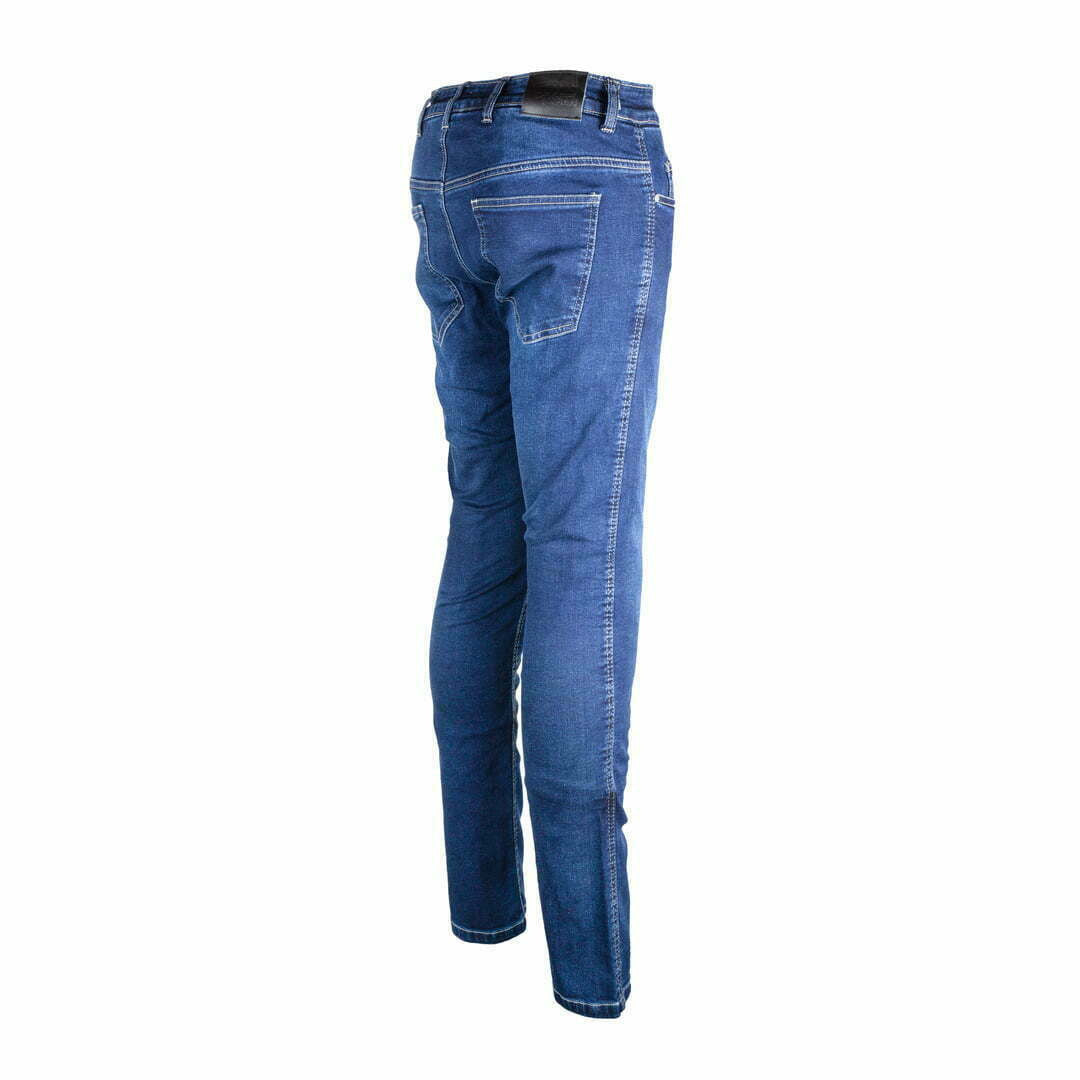 GMS Dam Kevlar Mc-Jeans Rattle Blau 