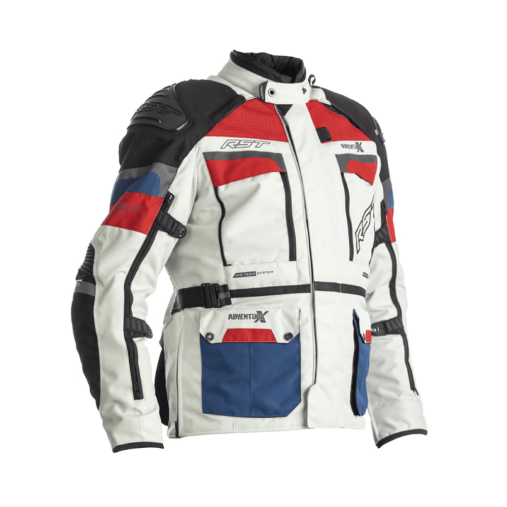 Rst textile mc-jacket adventure-x blue /red