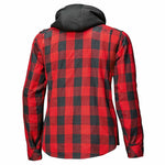 Kevlar MC Shirt Lumberjack II schwarz /rot gehalten