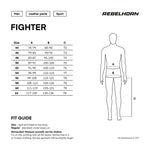 Rebelhorn Mc-Skinnhosen Fighter Schwarz /Flu 