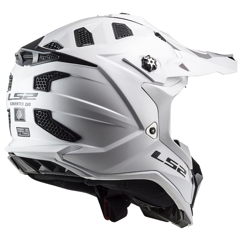 LS2 Cross MC Helmet X-Force Subverts White