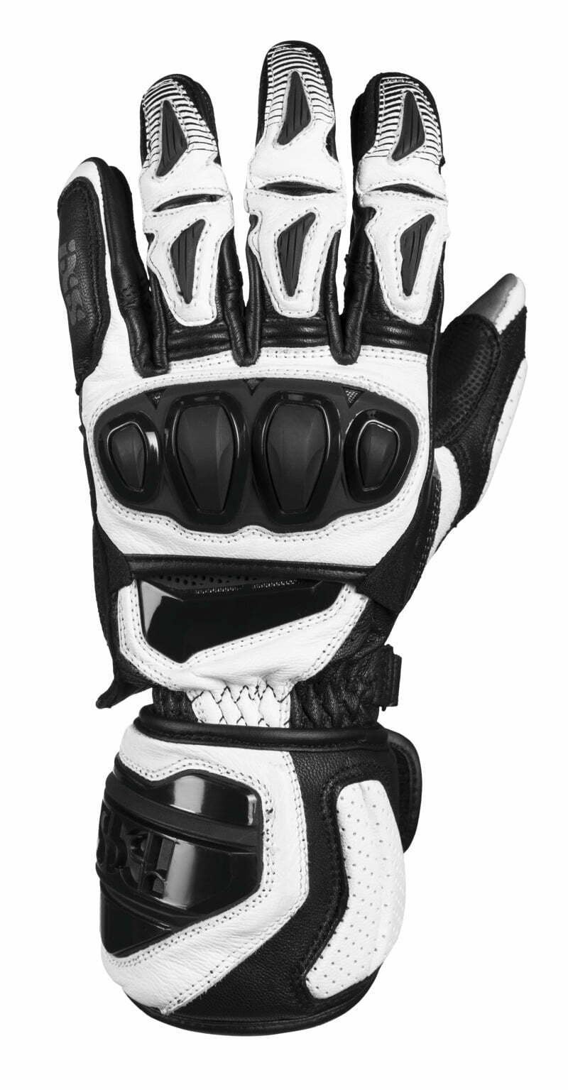 IXS Sport MC Handschuhe RS-300 2.0 Schwarz /Weiß