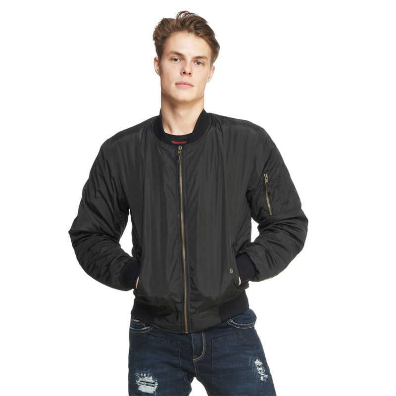 Sweep Textile MC Jacke Bomber Schwarz