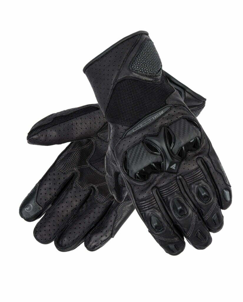 Rebelhorn Mc-Handschuhe Flux II Schwarz 