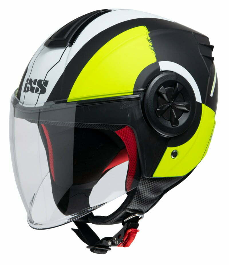 iXS Open Mc-Helmet 851 2.0 Black / Flu 