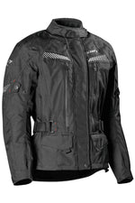 DiFi Dam Textile MC Jacke Kompass Schwarz