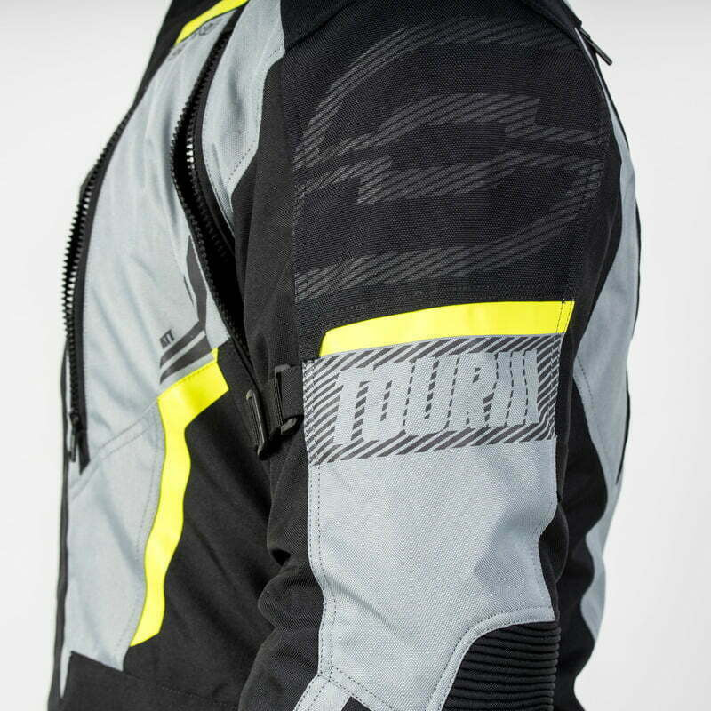 Ozone Textile MC-Jacket Tour III Grau /Grippe