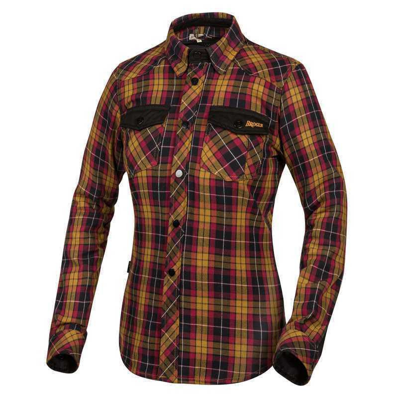 Broger Dam Kevlar Mc-Shirt Alaska Karamell