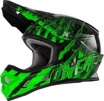 Oneal Cross MC Helm 3er Mercury Black /Green