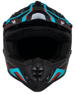 IXS Cross MC Helmet 363 2.0 Black /Petrol /Red