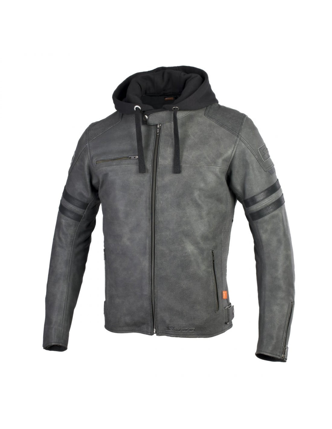 Seca Leder Mc-Jacket Horn II Grau