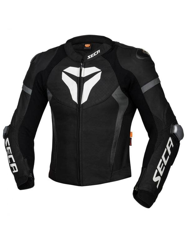 Seca Lederjacke SRS II Schwarz /Weiß 