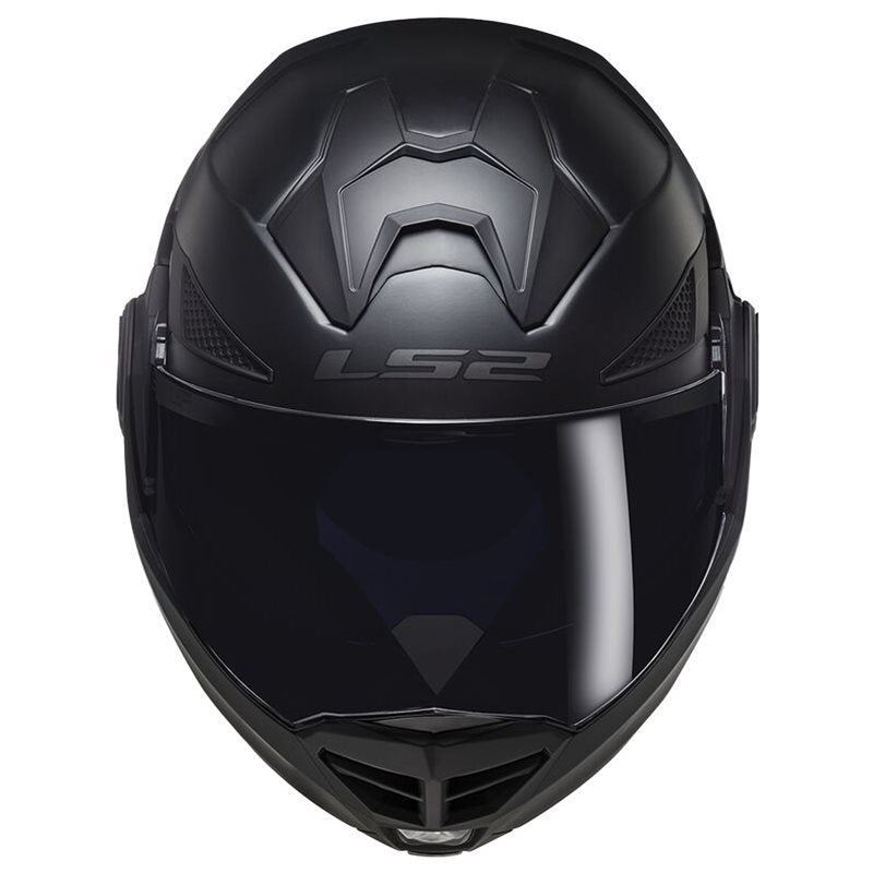 LS2 Openable MC Helmet Advant X Black