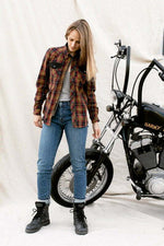 Broger Damen Kevlar MC Shirt Alaska Karamell