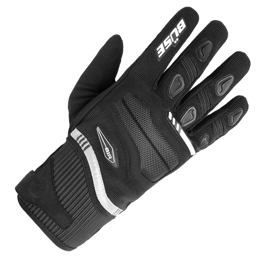 Büse Mc-Gloves frisches Schwarz /Weiß