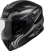 iXS Kinder Integral Motorradhelm 136 2.0 Schwarz / Grau 