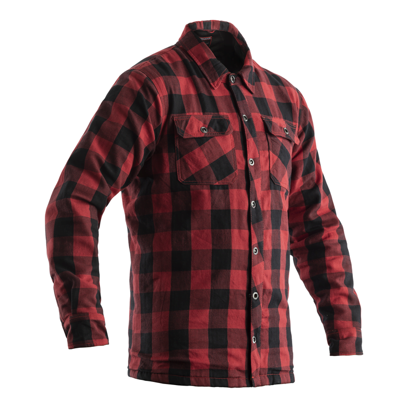 RST Kevlar MC Shirt Lumberjack Rot