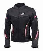 GMS Women Textile MC Jacke Tara Mesh Black /Pink