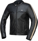 IXS MC-Leather Jacke Ld Classic Stripe Schwarz